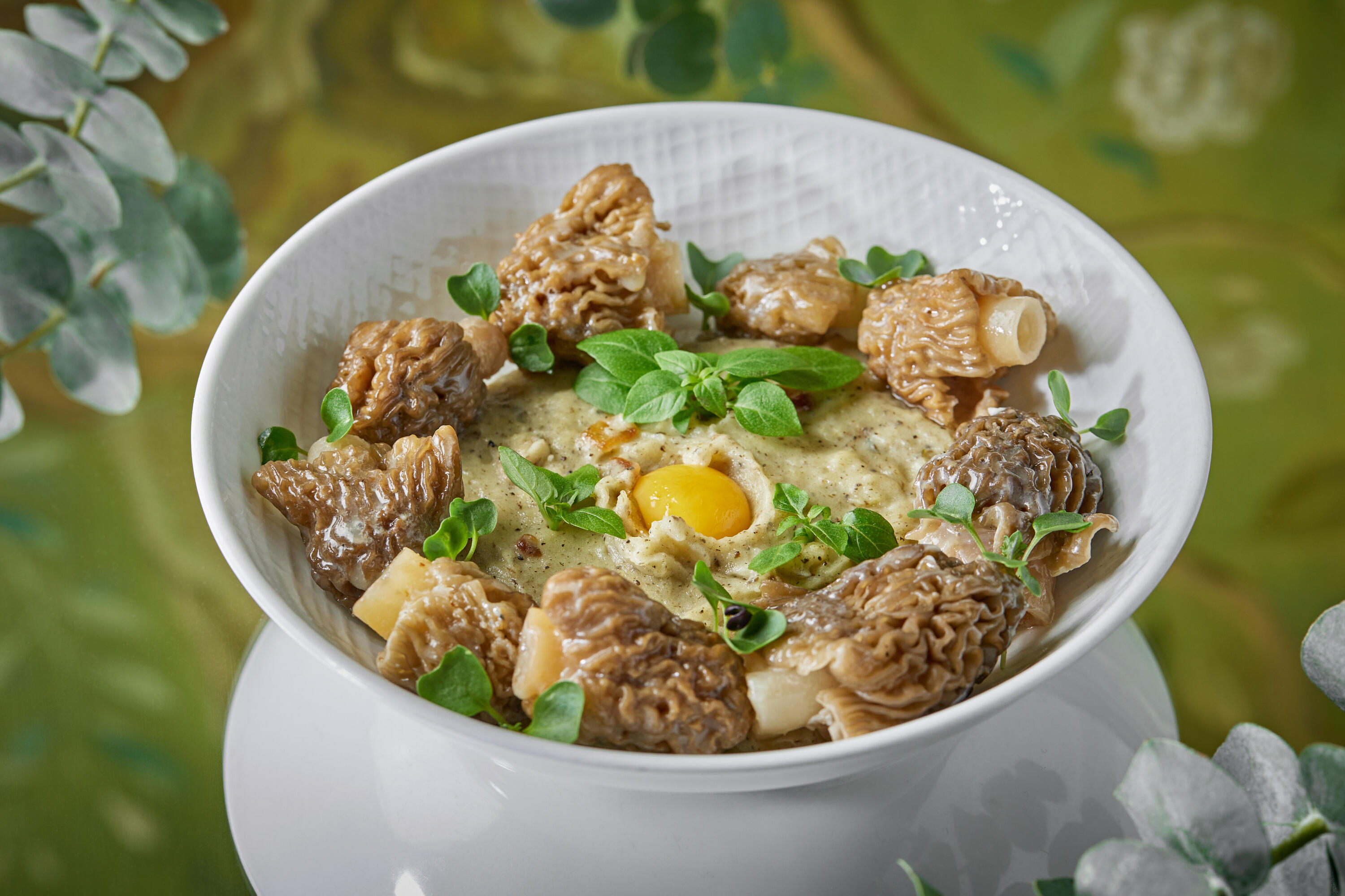 Горячие закуски/Трюфельное пюре со сморчками Трюфельное пюре со сморчками